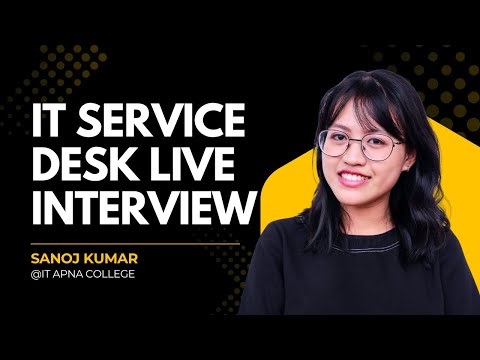 Service Desk / Desktop support live Interview for HCL / TCS / WIPRO /NTT DATA