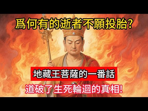 爲何有的逝者不願投胎？地藏王菩薩的一番話，道破了生死輪迴的真相！#佛學 #正能量 #菩提解脫道 #佛教文化 #佛教故事 #人生感悟