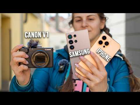 Canon V1 vs. Galaxy S25 Ultra vs. iPhone 16 Pro Max Camera Test!