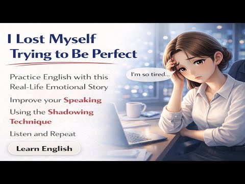 Shadowing English Story (B2–C1) | I Lost Myself Trying to Be Perfect 😔✨