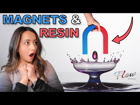Using Magnets to create unique effects in Resin