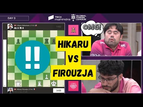 FIROUZJA's MASTERCLASS vs HIKARU NAKAMURA in GCL 2025!
