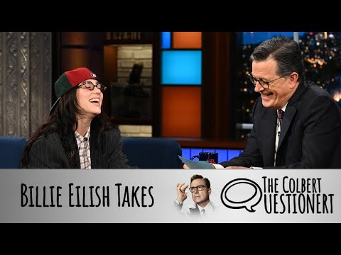 Billie Eilish Takes The Colbert Questionert - Part 2