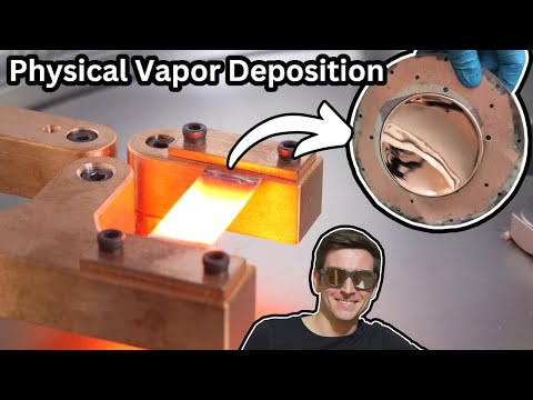 Evaporating Metal in a High Vacuum to Coat Glass and PLA - PVD