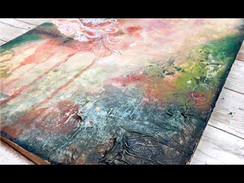 Mixed media texture and taking a minute to breathe 7-23-23