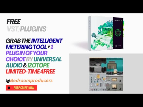 Grab Intelligent Metering Tool & 1 Plugin of choice by Universal Audio & iZotope (Limited Time)