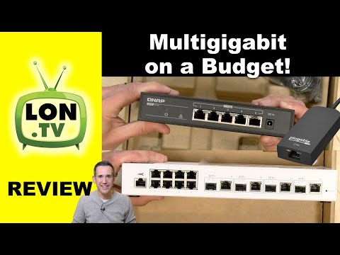 Going Multigigabit Part 2 : Qnap's Low Cost 2.5GbE and 10GbE Switches QSW-1105-5T QSW-M408-4C