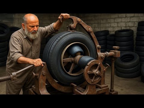How To Old Tires Are Turned Into Black Gold | Inside A Hidden Recycling Factory 