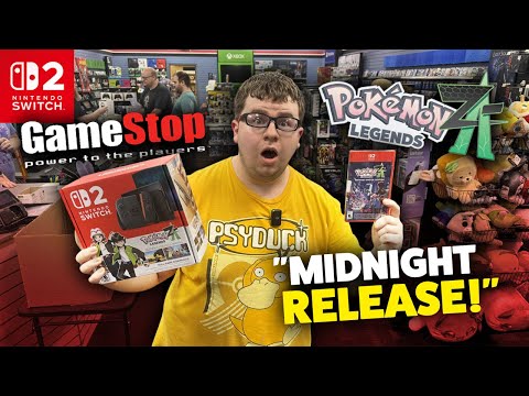 I Went To The Pokemon Legends Z-A GameStop Midnight Release!