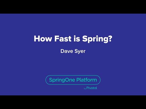 How Fast is Spring?