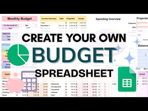 How to Build Your Own Budget in Google Sheets | Step-by-Step Tutorial for Beginners