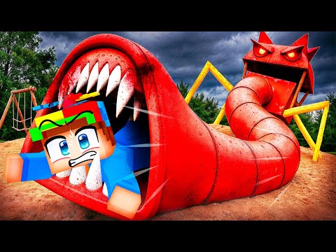 Playing As The SLIDE EATER To Troll My Friends in Minecraft…