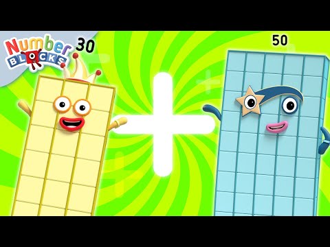 ➕Zusatz Sonderstufe 4 | 30 Minuten zählen lernen | Zahlen-Cartoon für Kinder | Numberblocks Deutsch