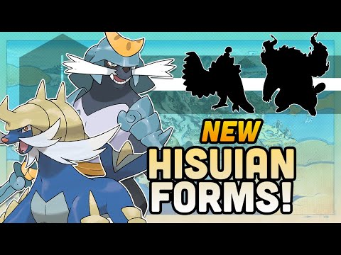 Designing HISUIAN FORMS For Pokemon Legends Arceus!