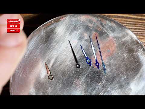 How to make your own watch hands from scratch using Fiber laser (explained in detail)