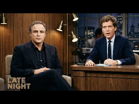 The Night Marlon Brando Broke Down on Live TV — Letterman Could Only Watch
