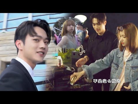 【花絮】程瀟在婚禮上跟許凱撒嬌，生活甜蜜【你微笑時很美 Falling Into Your Smile】#許凱 #许凯 #程潇