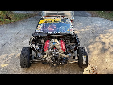 Putting an abandoned 830hp NASCAR V8 into a Miata. nothing went to plan 