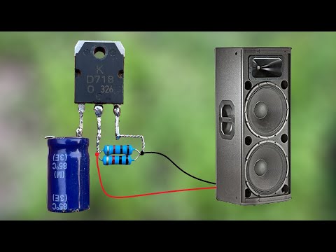 How to turn one D718 transistor into a High power Amplifier