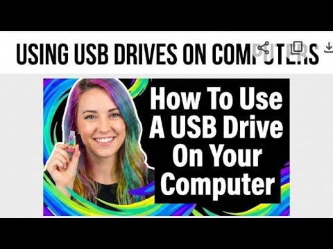 How To Use A USB Drive On Your Computer | USB Flash Drive Basics And File Transfer Guide