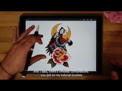 Procreate Shading Tips & Tricks with The Broken Puppet #tattoos #tattooart #tattoobeginner