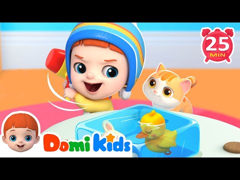 冰塊敲敲樂🧊🔨 | 快把小動物救出來！🐻 | 益智互動兒歌🎶 | 寶寶啟蒙遊戲 | 親子早教 | 寶貝多米