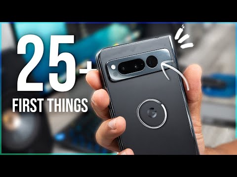 Google Pixel Fold - First 25 Things To Do! ( Tips & Tricks )