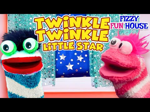 Twinkle, Twinkle, Little Star 🌟 | Fizzy & Phoebe Sing Nursery Rhymes | Fizzy Fun House Kids Songs