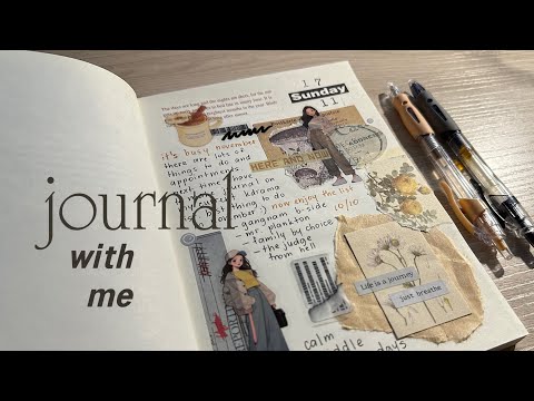 journal with me / cozy edition / no talking / asmr
