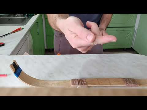 как сделать закрученное оперение из скотча, для стрел