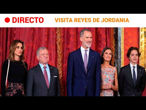 REY: FELIPE VI y LETIZIA, almuerzo con los REYES de JORDANIA en el PALACIO REAL | RTVE