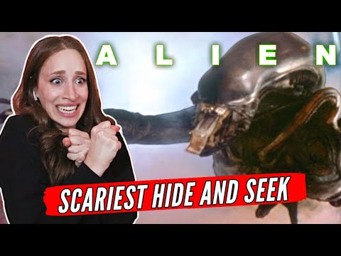 First Time Watching ALIEN Reaction... The Scariest Hide and Seek!