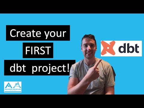 Creating your first project in data build tool (dbt) | Tutorial for beginners