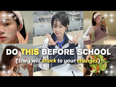 How to Glow Up and Look Stunning Before School Starts! ( The secret of all beautiful girls )