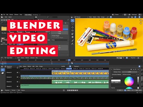 Blender Video Editing: Learn workflow, transitions, modifiers & more!