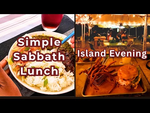 “Sabbath Lunch Vlog / From My Kitchen to Church to Cheeseburger in Paradise”