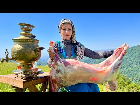 Mix of Nomadic Cooking and 3 Days Living in Nature and Mountains as a Nomad Woman