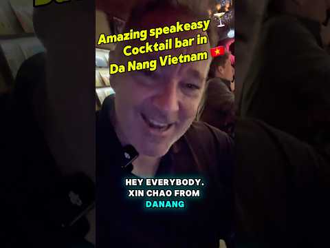 A secret bar in Da Nang?? The Best-Kept Secret Speakeasy: The Craftsman 🍸✨#shorts #danang  #travel