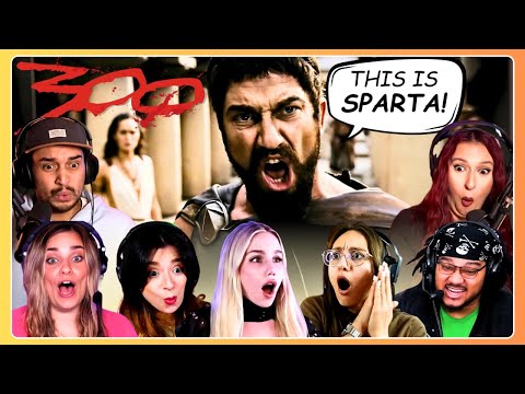 INTENSE "THIS IS SPARTA!" Reactions 😲 300 (2006) First Time Watching Movie Reaction Compilation