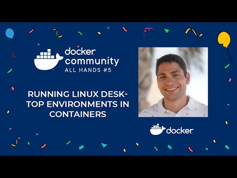Running Linux desktop environments in containers