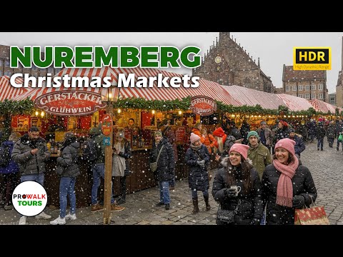 Nürnberg Christkindlesmarkt 🇩🇪 | The Ultimate Daytime Walking Tour (Full Market Experience) 4K HDR