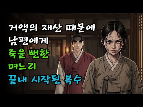 거액의 재산 때문에 남편에게 죽을 뻔한 며느리, 끝내 시작된 복수 | 야담·만담·전설·옛날이야기