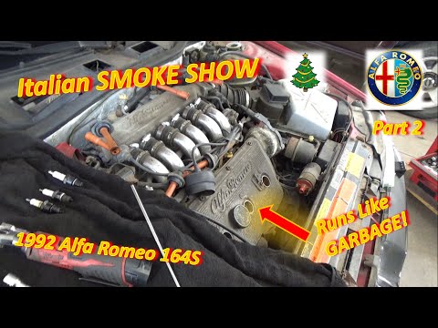 (Pt 2) Italian SMOKE SHOW! ('92 Alfa Romeo 164S - Runs Like GARBAGE)