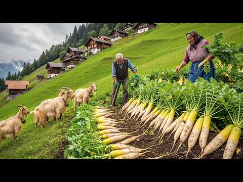 How Farmers in Remote Villages Harvest Crops and Raise Livestock - Beautiful Countryside Life