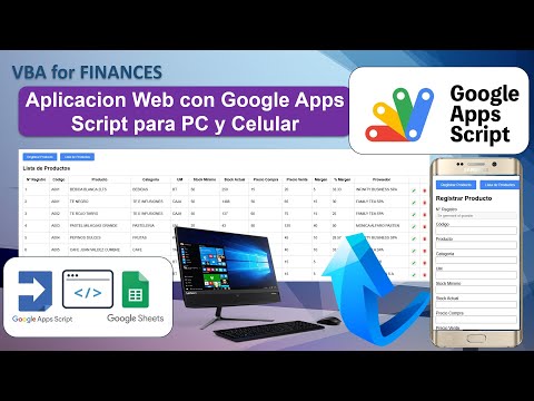 Web Application with Google Apps Script for PC and Mobile