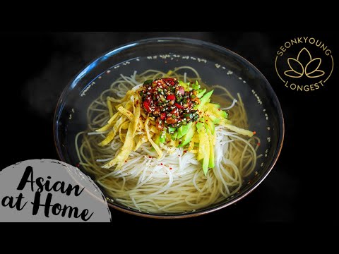 Authentic Korean Noodle Soup Janchi Guksu
