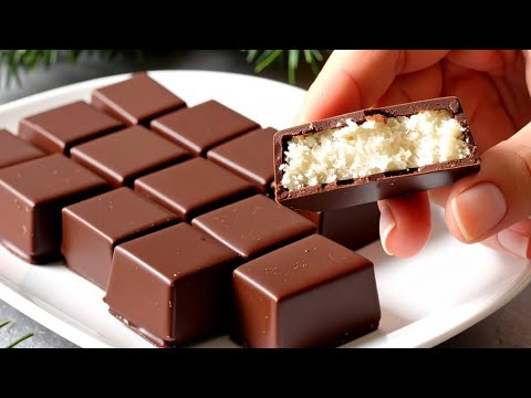 🎄I've found the best no-bake Christmas coconut dessert!  Simple and delicious!