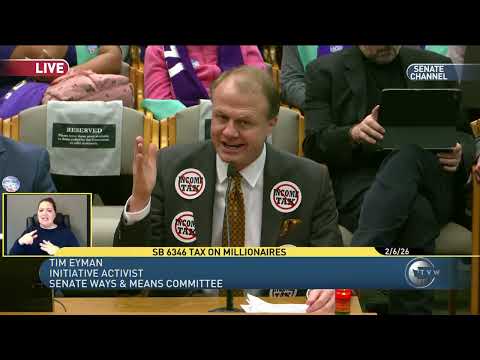 Committee Hearing Testimony against Democrat Income Tax Bill