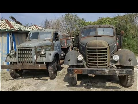 Restoring the classic, rusted, and decayed GAZ-51 truck manufactured in the 1970s.