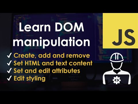Learn DOM manipulation with JavaScript